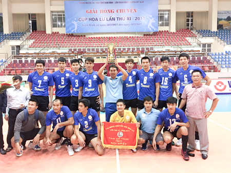 Sanest Khánh Hòa vô địch Giải bóng chuyền Cup Hoa Lư 2017