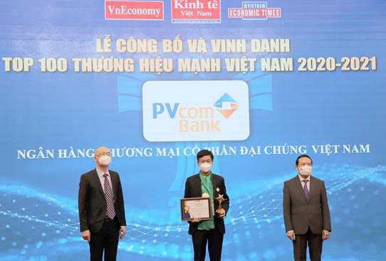 PVcomBank: Top 100 thương hiệu mạnh Việt Nam 