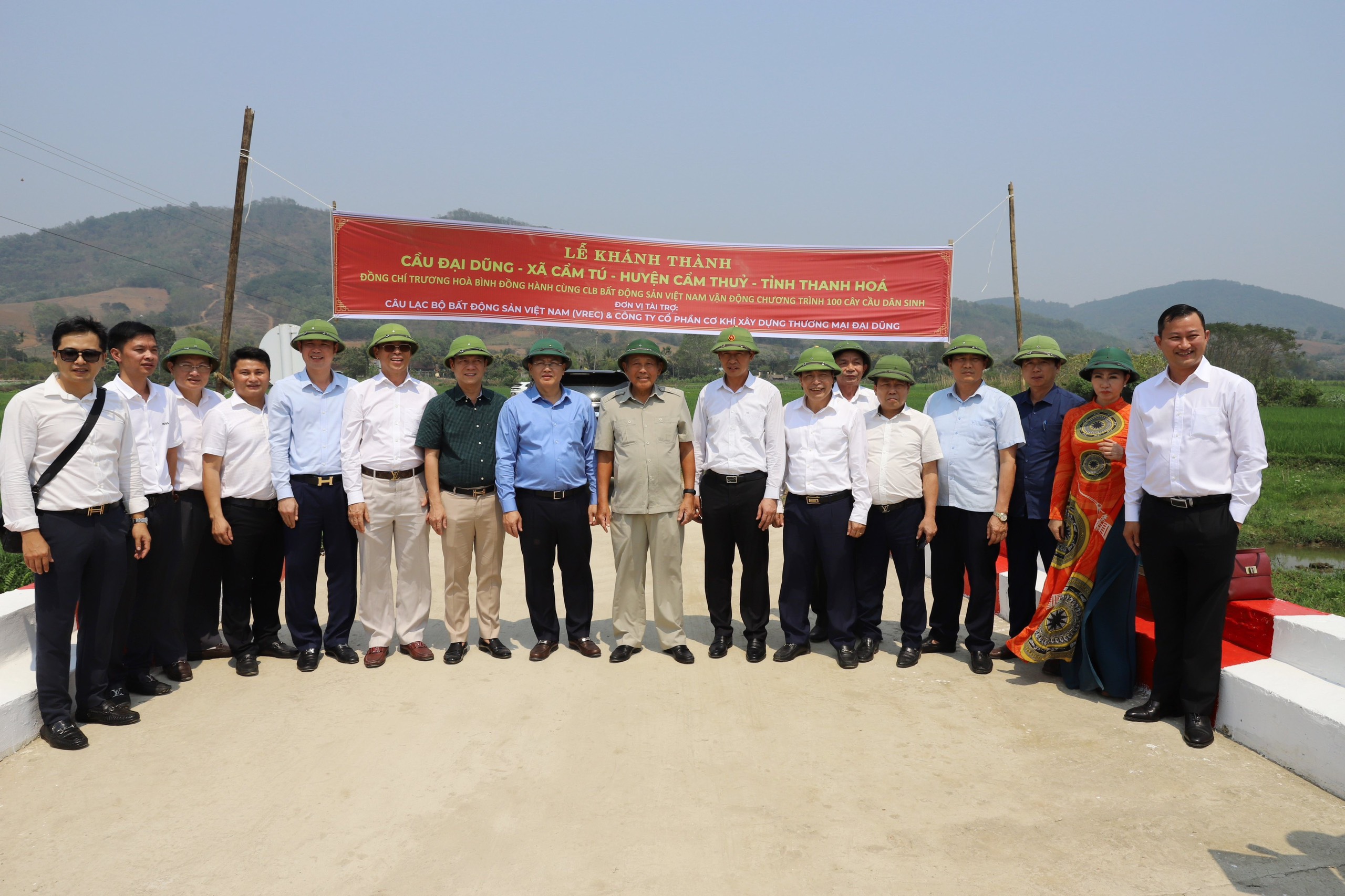 Câu lạc bộ bất động sản Việt Nam tổ chức Lễ khánh thành 4 cây cầu tại tỉnh Thanh Hóa
