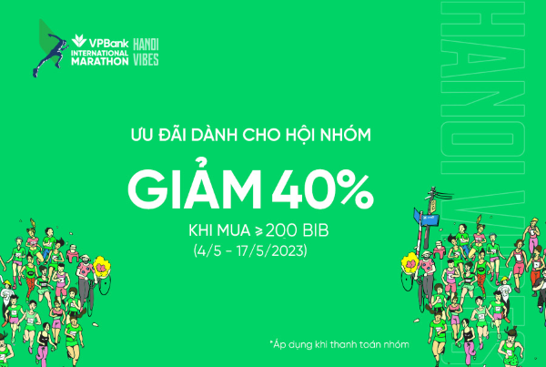 Đếm ngược 12 ngày đóng cổng đăng ký early bird VPBank Hanoi International Marathon 2023