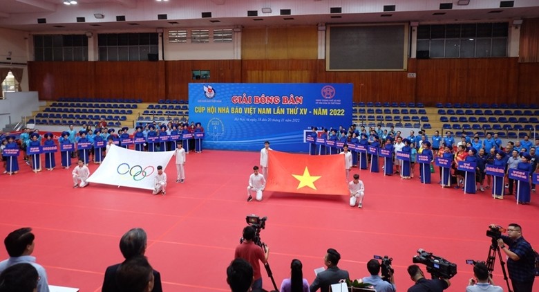 Chuẩn bị khởi tranh Giải Bóng bàn Cúp Hội Nhà báo Việt Nam lần thứ XVI