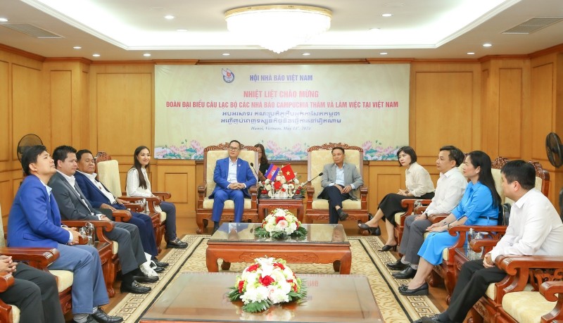 Hội Nhà báo Việt Nam và Câu lạc bộ các nhà báo Campuchia: Thông qua báo chí góp phần tăng cường sự hiểu biết giữa nhân dân hai nước 