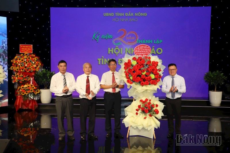 Hội Nhà báo tỉnh Đắk Nông kỷ niệm 20 năm ngày thành lập